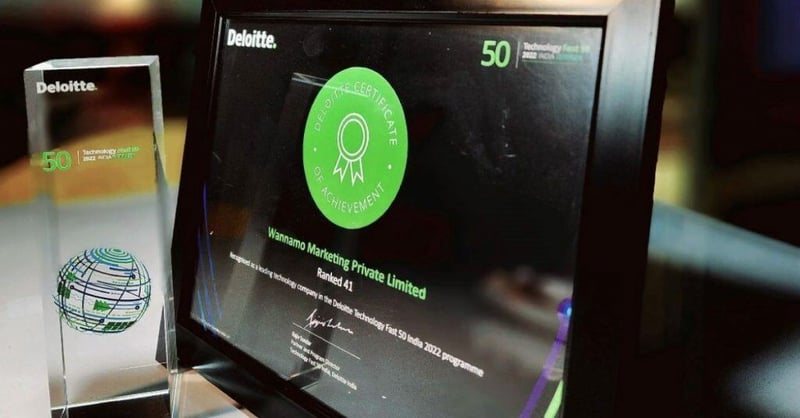 SingleInterface Ranked Number 41 amongst the Fastest Growing Technology Company in Deloitte Technology Fast 50 India 2022.